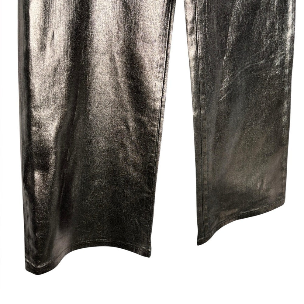 NEW Joe’s The Mia High Rise Wide Leg Ankle Jeans in Pewter Foil Size 27 - Picture 5 of 12